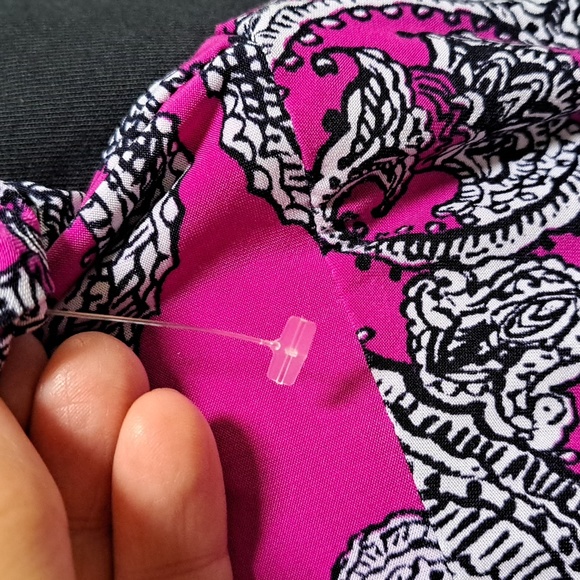 International Concepts Purple/Black Paisley Fold Down Skirt. Size Large. NWOT - Picture 7 of 7